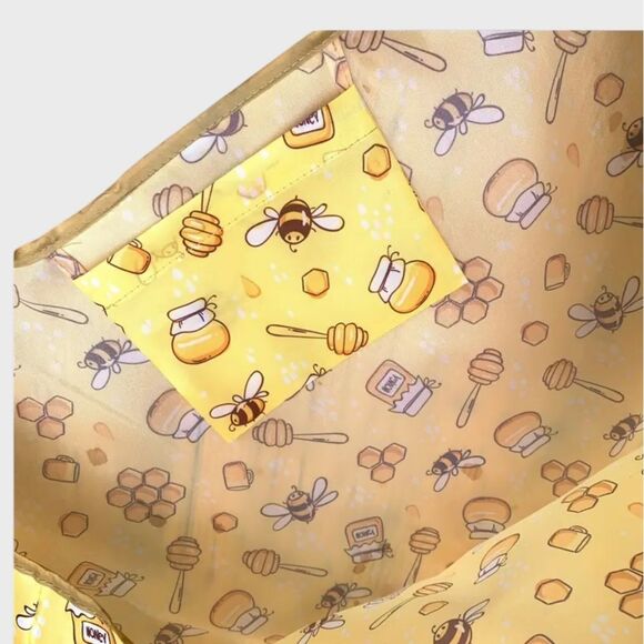 Bee Nylon Shopping Tote Large Capacity Folding Bag - Picture 5 of 7